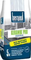 Клей усиленный 5 кг для керамической плитки Keramik PRO 5кг Bergauf 1уп=6шт