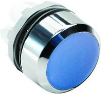 Кнопка синяя без подсветки без фиксации ( только корпус ) тип MP1-20L