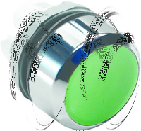 Кнопка зелёная без подсветки без фиксации ( только корпус ) тип MP1-20G
