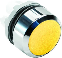 Кнопка желтая без подсветки без фиксации ( только корпус ) тип MP1-20Y