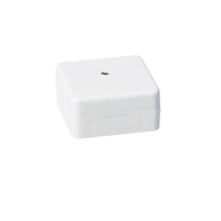 Коробка разветвительная квадратная 60х60 мм, IP 20, белая