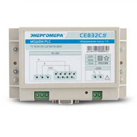 Преобразователь интерфейсов PLC CE832 C5 напряжение питания 24В, ток потребления 100мА, RS-485-256 на DIN-рейку